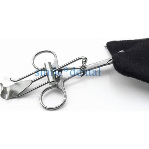 Eyelid retractor Eye bag self-hook cosmetic eyelid retractor double eyelid surgery tool nose eye instrument