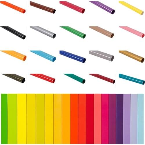 SUNICE Heat Transfer Vinyl Clothes T-Shirts PVC HTV Iron On Sticker Frabic Clothing Films DIY Design For Hat Bag Home Party