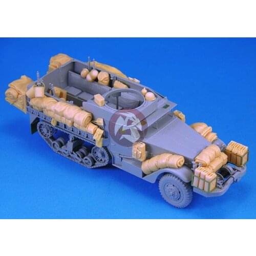 World War II American M3a1 half-track resin modification 1:35