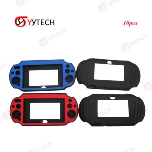 YYTECH 10pcs Soft Protective Rubber Case Silicone Sleeve for PSV 2000 Video Game Accessories