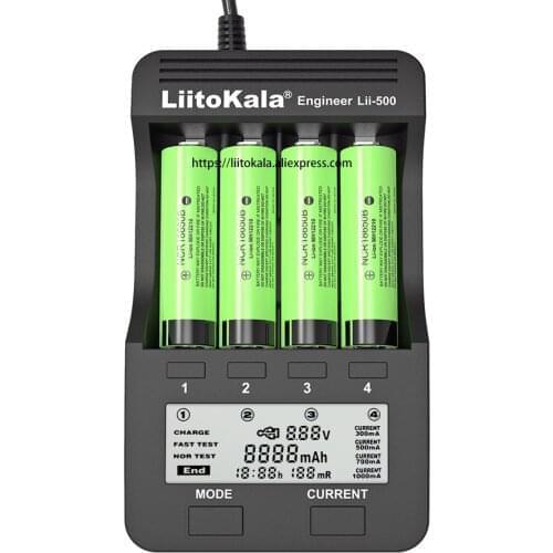 Liitokala Lii-500 battery charger Lii-PD4 Lii-S1 lii-S2 lii-S4 18650 charger For 3.7V 18650 21700 26650 20650 AA AAA