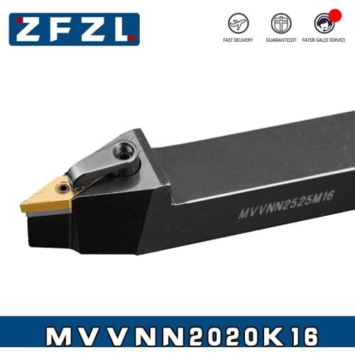 1pcs MVVNN2020K16 Lathe Tool Holder MVVNN2020 CNC Lathe Arbor Machining Cutter External Holders MVVNN Lathe Tools