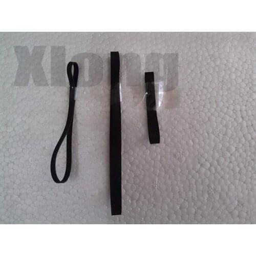 2pcs ID:123-142mm Thickness:0.8mm Width:8mm Fold length:195-225mm Flat Belt Vinyl Recorder Belt