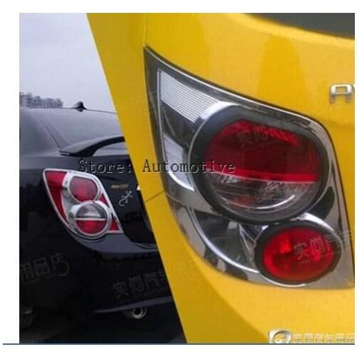 2010-2013 for Chevrolet AVEO 5dr ABS Chrome After headlight Lamp Cover