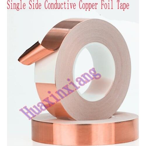 25meters Single Side Conductive Copper Foil Tape EMI Mask Electromagnetic Shielding