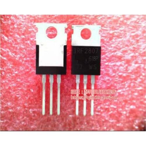 Free shipping 50PCS IRF2807 IRF2807PBF TO220