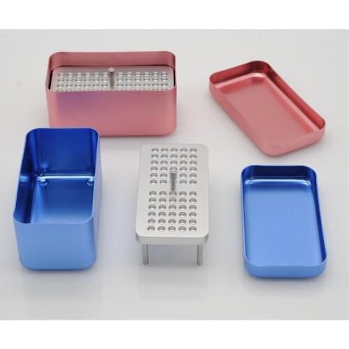Dentist 60-Holes Autoclave Disinfection Box Case Holder For Endodontic Reamers