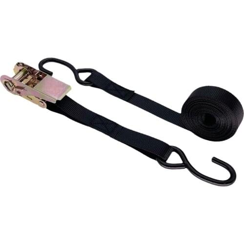 CVP 1" 6m, 700kgs ratchet tie down, ratchet strap, ratchet buckle S hook, trailer parts, trailer accessoires