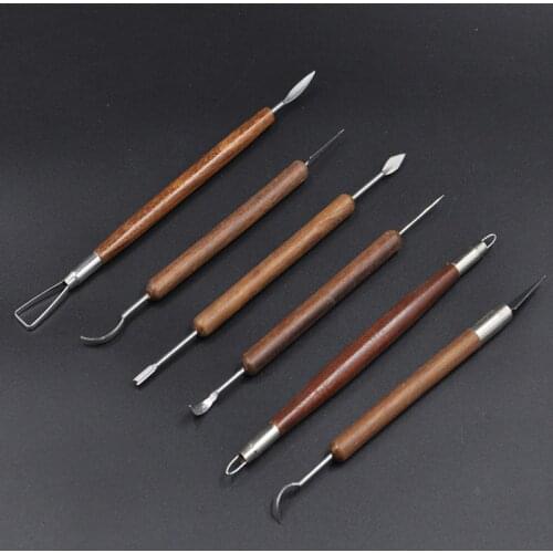 Pottery Clay Tools Ceramics Figurine Sculpt Tool Pottery Ceramic Sludge Molding Tool Set Cutting Sculpture Scraper