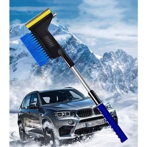 Car Snow Brush Removal Extendable with Ice Scraper Detachable Snow Mover for Car Auto SUV Truck Windshield Windows