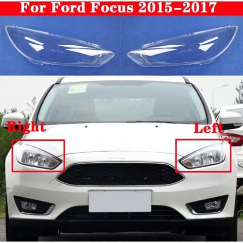 Auto Light Caps For Ford Focus 2015-2017 Car Front Headlight Cover Glass Lens Shell Lamp Lampshade Transparent Case