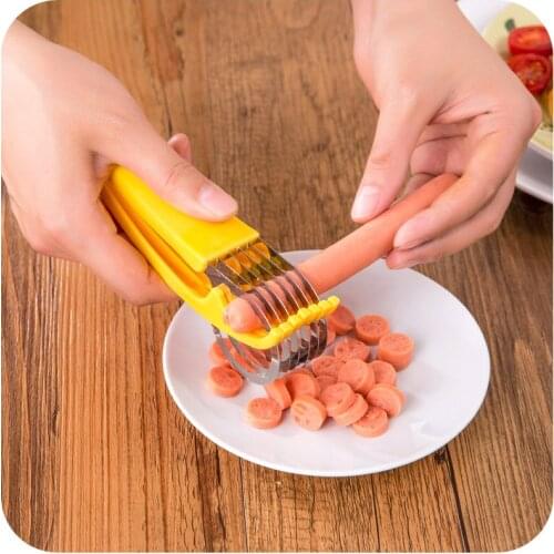 Kitchen Tools Banana Slicer Gadgets Strawberry Stem Remover Egg Cutter DHL Fedex Free Shipping