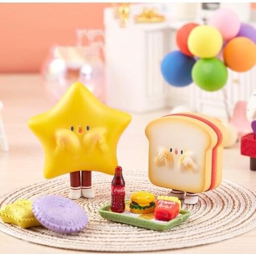 Cute Anime Figure Gift Surprise Box Original Xiaoduo and Her Friends Series Blind Box Toys Model Confirm Style