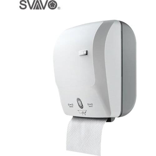 Wall Mounted New ABS Plastic Automatic Sensor Paper Towel Dispenser Touch Free Tissue Paper Holder For Kitchen
