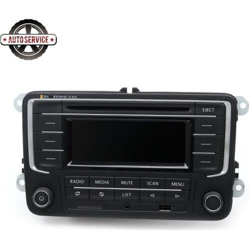 NEW 3AD 035 185 Car Radio MP3 Player With USB AUX CD SD Input RCD 510 For VW New Polo EOS CC Golf Jetta Passat MK5 MK6 3AD035185