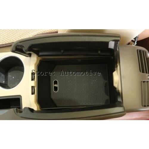 Glove Armrest Storage Box Tray With Mat For Mercedes Benz GLK Class X204 GLK200 GLK260 GLK300 Car Accessories