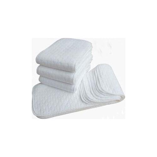 1Pcs New Reusable and Easy Use, Soft and Breathable Baby Modern Cloth Diaper Nappy Liners Inserts 3 Layers Free Shipping