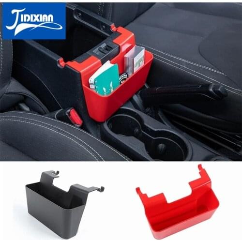 Armrest box Storage Box Organizer Container for Jeep Wrangler JK 2011 2012 2013 2014 2015 2016 2017 Car Interior Tray