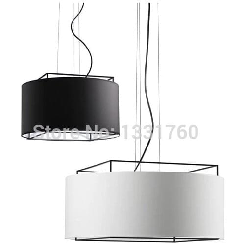 LEWIT T pendant lamp Jordi Veciana design replica Metalarte lewit suspension light fabric bridal sedan two colors available