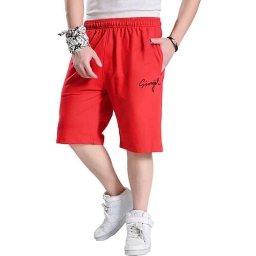Plus Size L-6XL SweatShorts Men Casual Loose Baggy Straight Summer Shorts Hiphop Harem Sportswear Wide Leg Boardshorts