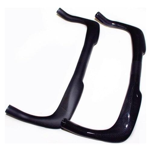 EC90 TT Carbon Fiber Bicycle Handlebar 3K Top Road and Mountain Bicycle Handlebar Width:401-500 mm Diameter:31.1-32.5 mm