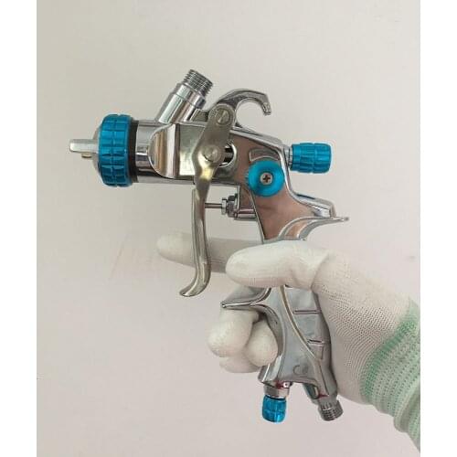 SAT1215 1.3/1.4/1.7mm Nozzle Professional HVLP Spray Gun Mini Air Paint Guns Airbrush With Air Regulator Gauge For Painting Car