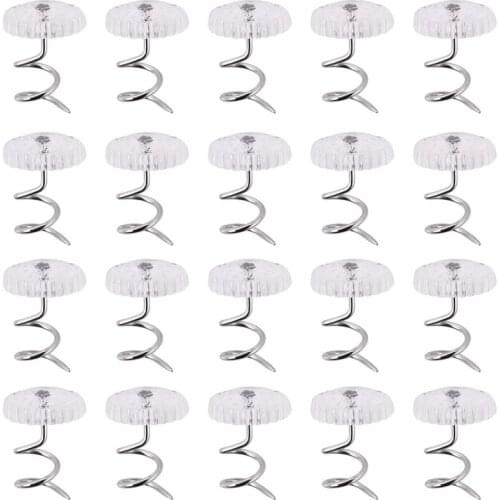 MIUSIE 100 /50pcs Couch Chair Car Headliner Repair Loose Drapery Craft Bed Skirt Pins for Slipcovers Upholstery Accessories