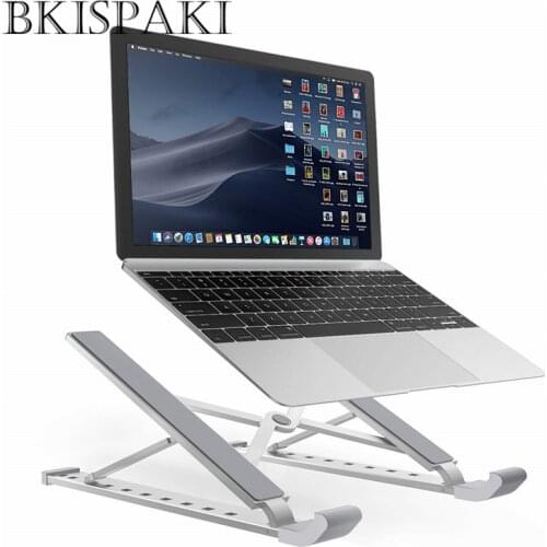 Folding Portable Laptop Stand Viewing Angle Height Adjustable Aluminum Desktop Laptop Holder Desk Table Mobile Phone Stand