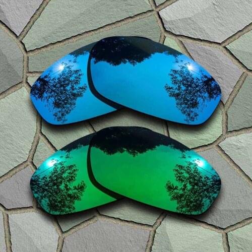 Sky Blue&Jade Green Sunglasses Polarized Replacement Lenses for Oakley Blender