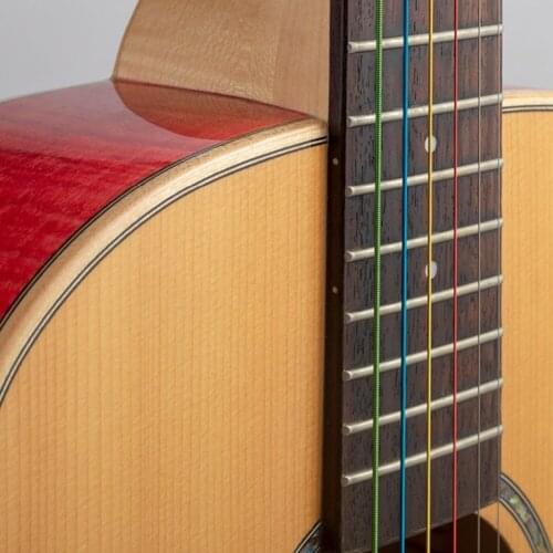 6 Pcs Acoustic Guitar Strings E-A Strings for Guitar Multi Color Ukelele Strings Classic Guitar Strings Guitar Accessories