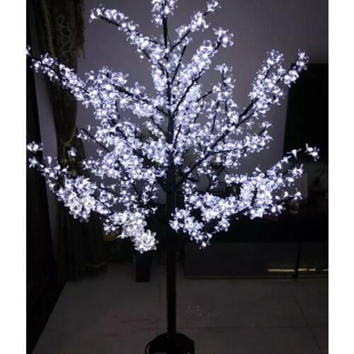 LED waterproof outdoor landscape garden tree lamp simulation 1.8 meters 864 lights LED cherry blossom tree lights garden decor