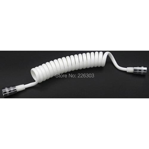 Vestudio 1.5M Strong Flexible Shower Hose ABS Spring Telephone line Design Water Plumbing Hose Toilet Bidet Shattaf Sprayer Gun