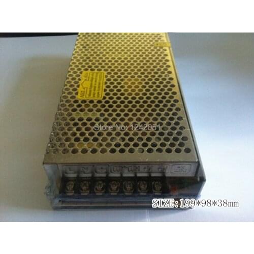 Input 100-240VAC Output 5VDC 24A 100W Regulated Switching Power Supply