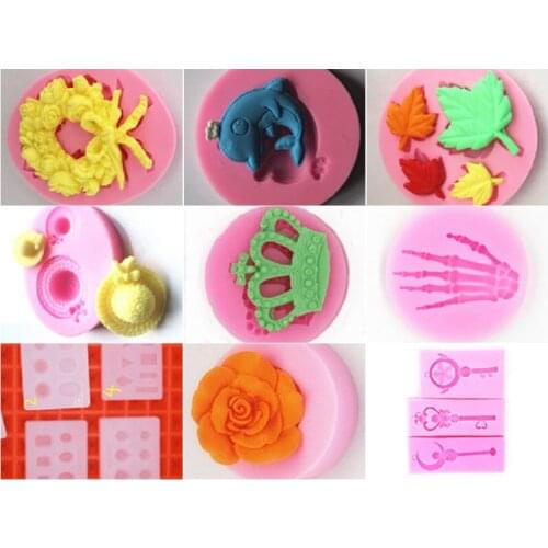 1 pcs Mini Pudding jelly chocolate mould clay sugar decoration mold baking tools