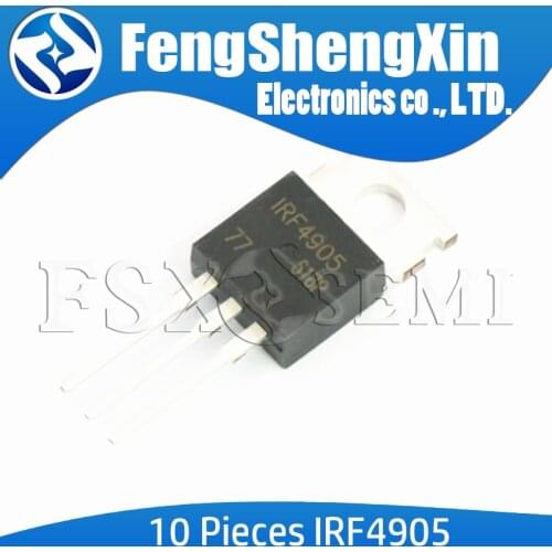 10pcs/lot IRF4905 IRF4905PBF TO-220 Power MOSFET