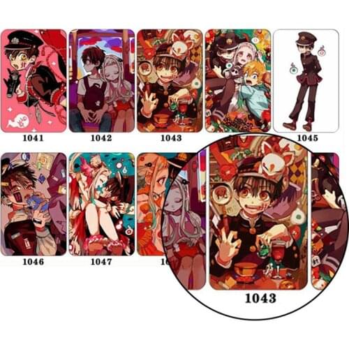 100pcs/lot Anime Toilet Bound Hanako Kun Jibaku Shounen Yashiro Nene Anime Manga Card Paster IC Card Stickers toy gift