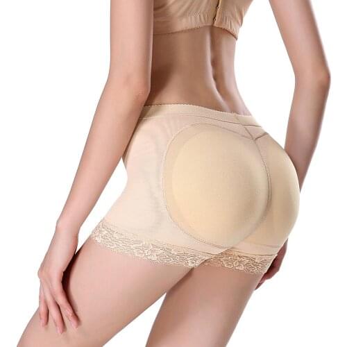2 Colors S/M/L/XL/2XL/3XL Posture Correction Support Sexy Women Butt Shaping Lifting Pants Padded Briefs Fake Ass Supports Brace