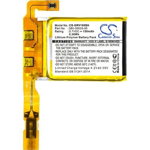 Cameron Sino 150mah battery for GARMIN Vivoactive 360-00033-00 batteries
