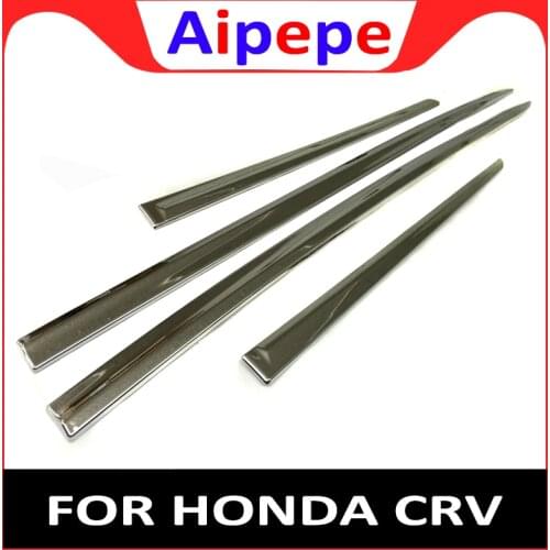 ACCESSORIES FIT FOR HONDA CRV CR-V 2012 2013 2014 2015 2016 CHROME SIDE DOOR BODY MOLDING TRIM COVER LINE GARNISH PROTECTOR
