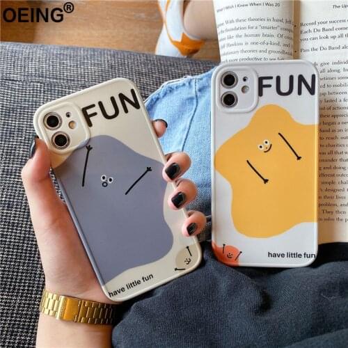 OEING Cute Star Phone Case For Iphone 12 Pro Max 11 7 8 X Xs Max Xr Se Couple Cartoon Full Lens Protection Have Fun Case Cover