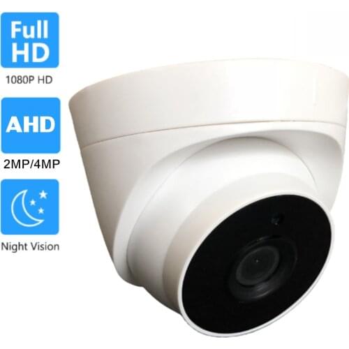 OwlCat Indoor Dome CCTV AHD camera 4MP 2.0MP 1080P HD 3.6mm Lens Security Camera with 3pcs 850nm array LED lights Analog Camera