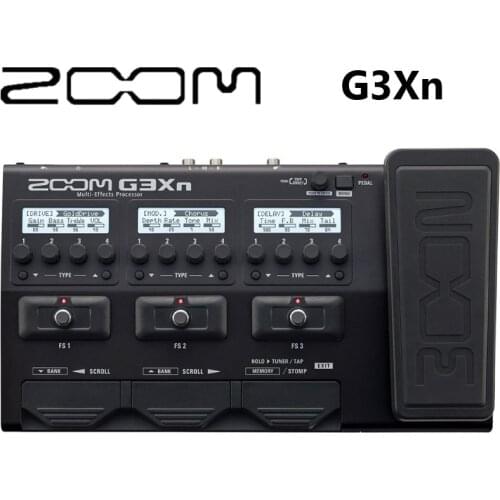 Hot sell ZOOM G3XN Electric Guitar Multi Effector Processeur Stomp Pedale Effects Pedal