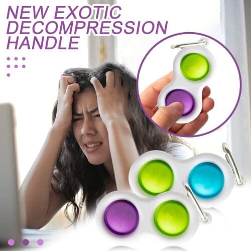 Fidget Toy Dimple Toy pops it Fat Brain Toy Stress Relief Hand for Kids Adults Early Educational Montessori Fidget Toys for Kids
