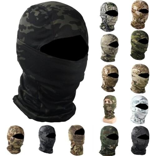 Military Camouflage Balaclava Outdoor Motorcycle Cycling Fishing Hunting Hood Protection Army Tactical Balaclava Head Face Cover
