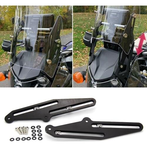 New Windscreen Adjusters For Yamaha Tenere 700 XTZ 700 XT700Z 2019 2020 Motorcycle Support Holder kits Windshield Bracket