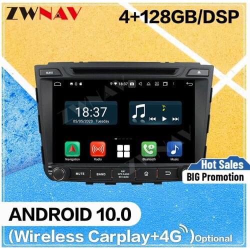 128GB Carplay Android 10 screen Multimedia DVD Player for HYUNDAI IX25 2014 2015 WiFi GPS Navi Auto Radio Audio Stereo Head unit