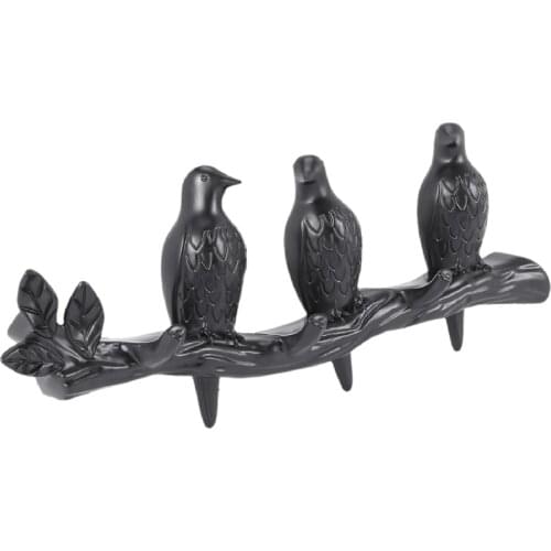 Wall Decorations Hook Up Home Accessories Living Room Hanger Resin Bird Key Bedroom Coat Hat Clothes Towel Hooks
