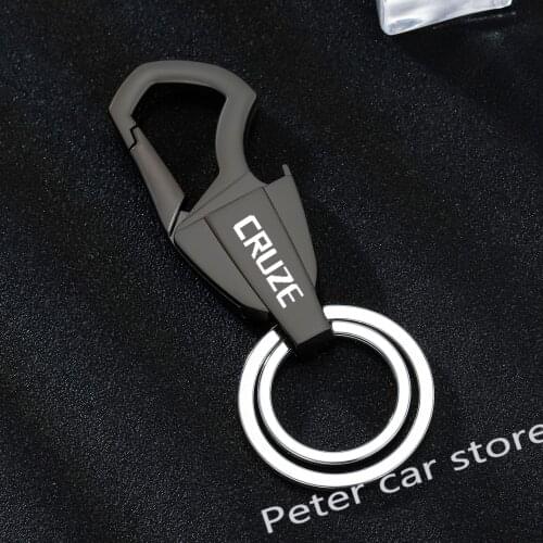 2021 New Beer Bottle Opener Keychain Fashion Zinc Alloy Key Ring Car Keyring for Chevrolet Cruze 2012 2018 2019 2020 car