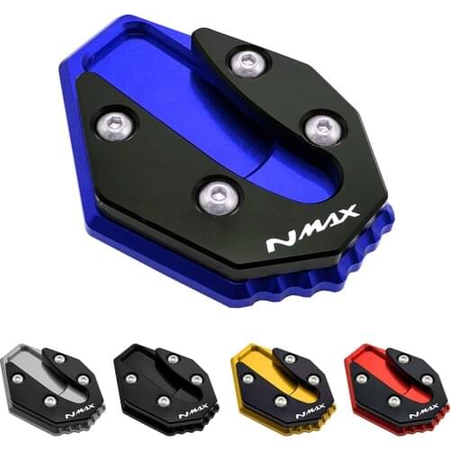 For YAMAHA NMAX155 NMAX125 N-MAX155 NMAX N-MAX 155 125 2020 2021 Motorcycle CNC Kickstand Sidestand Stand Extension Enlarger Pad