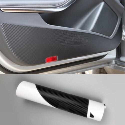 Car Door Anti Kick Pad Protection Film Carbon Fiber Style Stickers For Mercedes Benz GLA X156 2014-2019 Auto Accessories